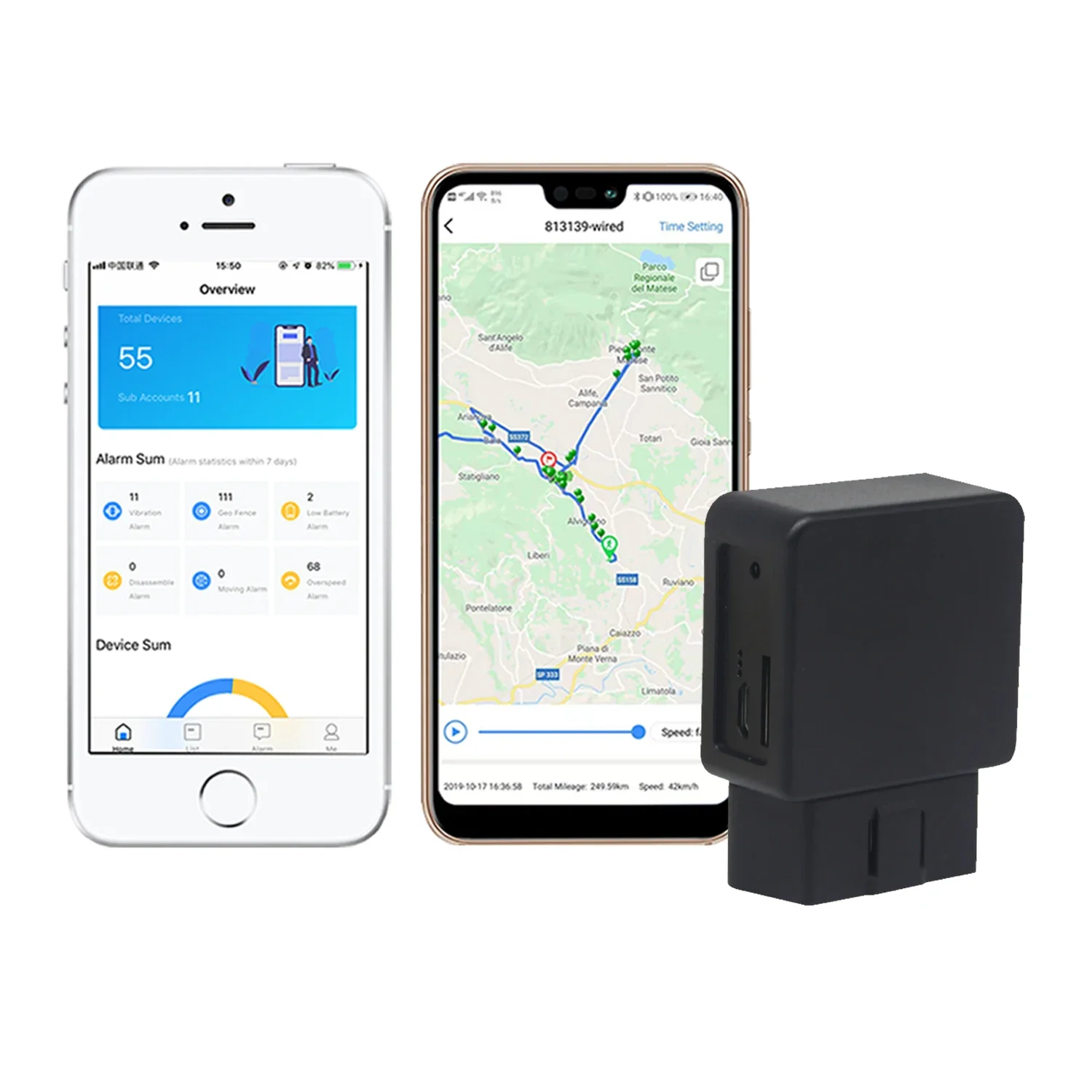 

car GPS Tracker real-time positioning 16PIN Mini GPS car Tracker locator