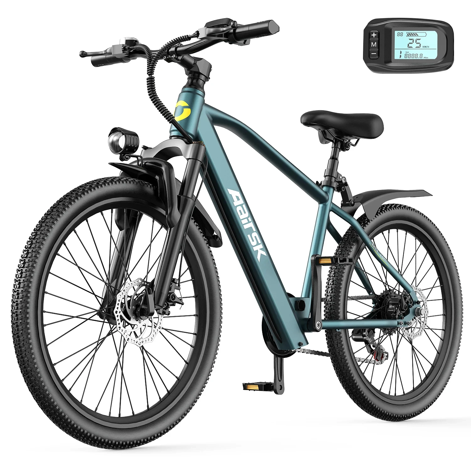 AliExpress NONE Aairsk GT300 Street Legal Ebike 250W 36V 10Ah 16MPH 24 Inch Mountain Electric Bike City Commuter Adult Tax Free UK 3-7 Delivery