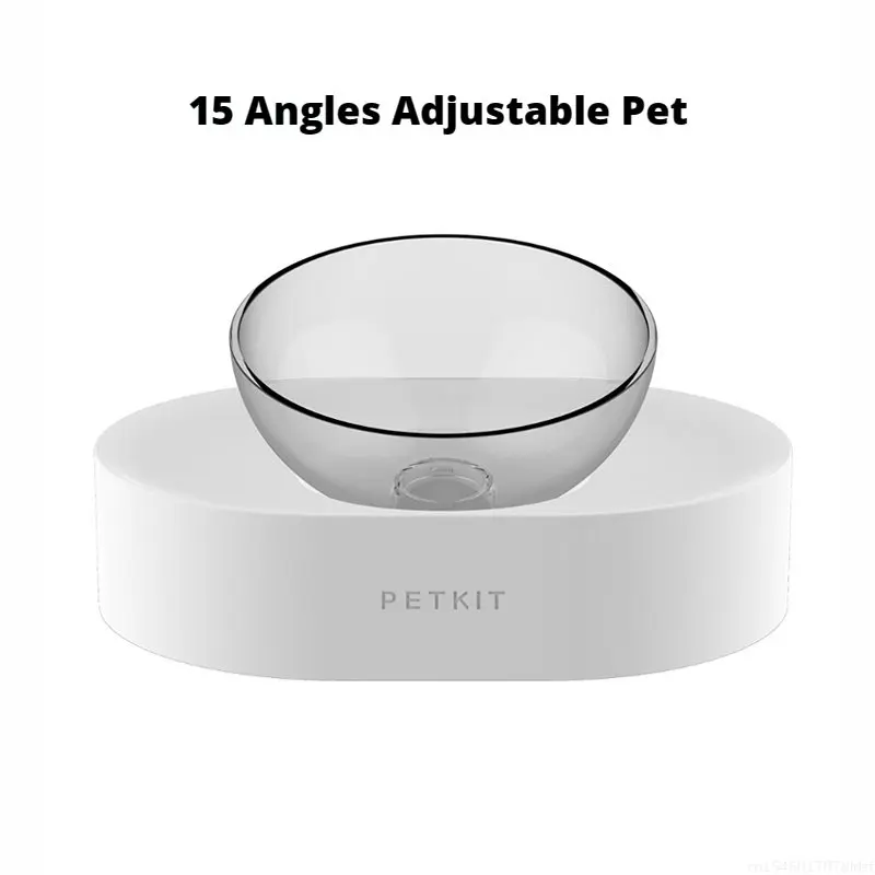 Youpin Petkit 15 Hoeken Verstelbare Pet Kat Kom Kleine Maat Huisdieren Katten Feeder Hondevoerkom Huisdier Producten Accessoires Voor thuis
