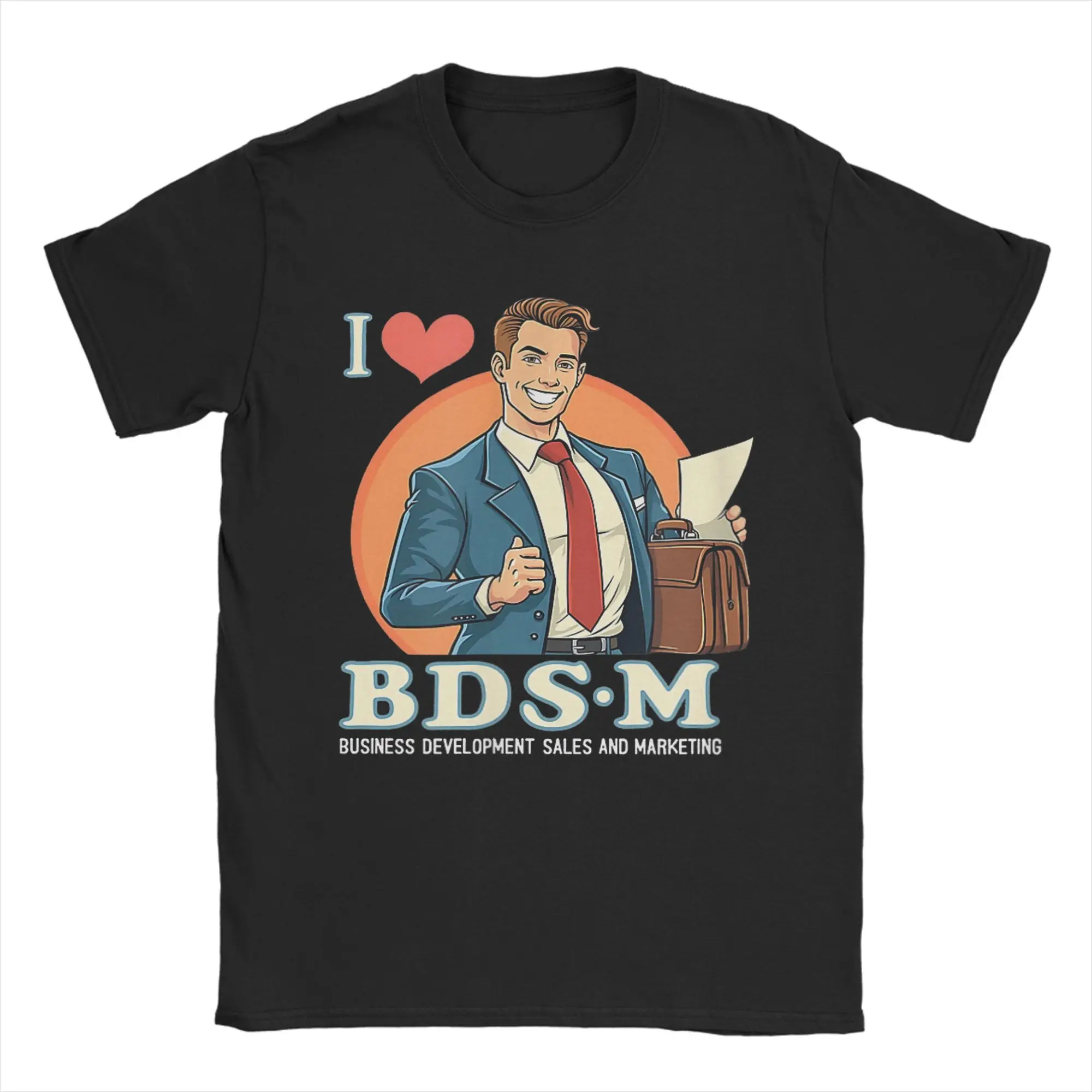 BDSM Business Development Sales and Marketing T-Shirt Summer   Man 100 Cotton O Neck Plus Size Top Tees Short Sleeve Tshirt