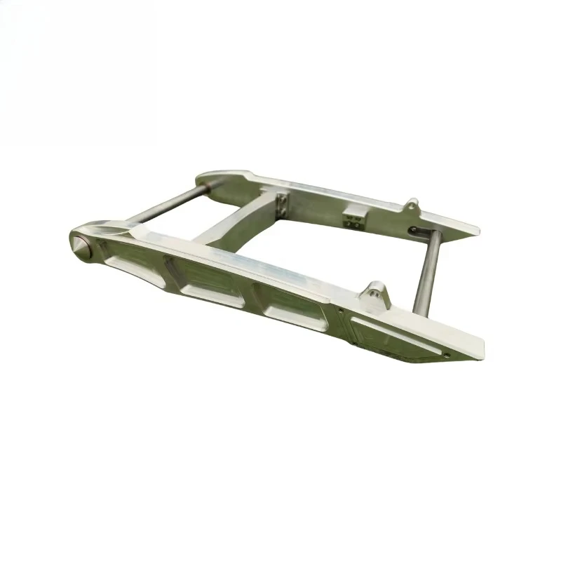 Customized aluminum numerical control machining motorcycle rear double swing arm