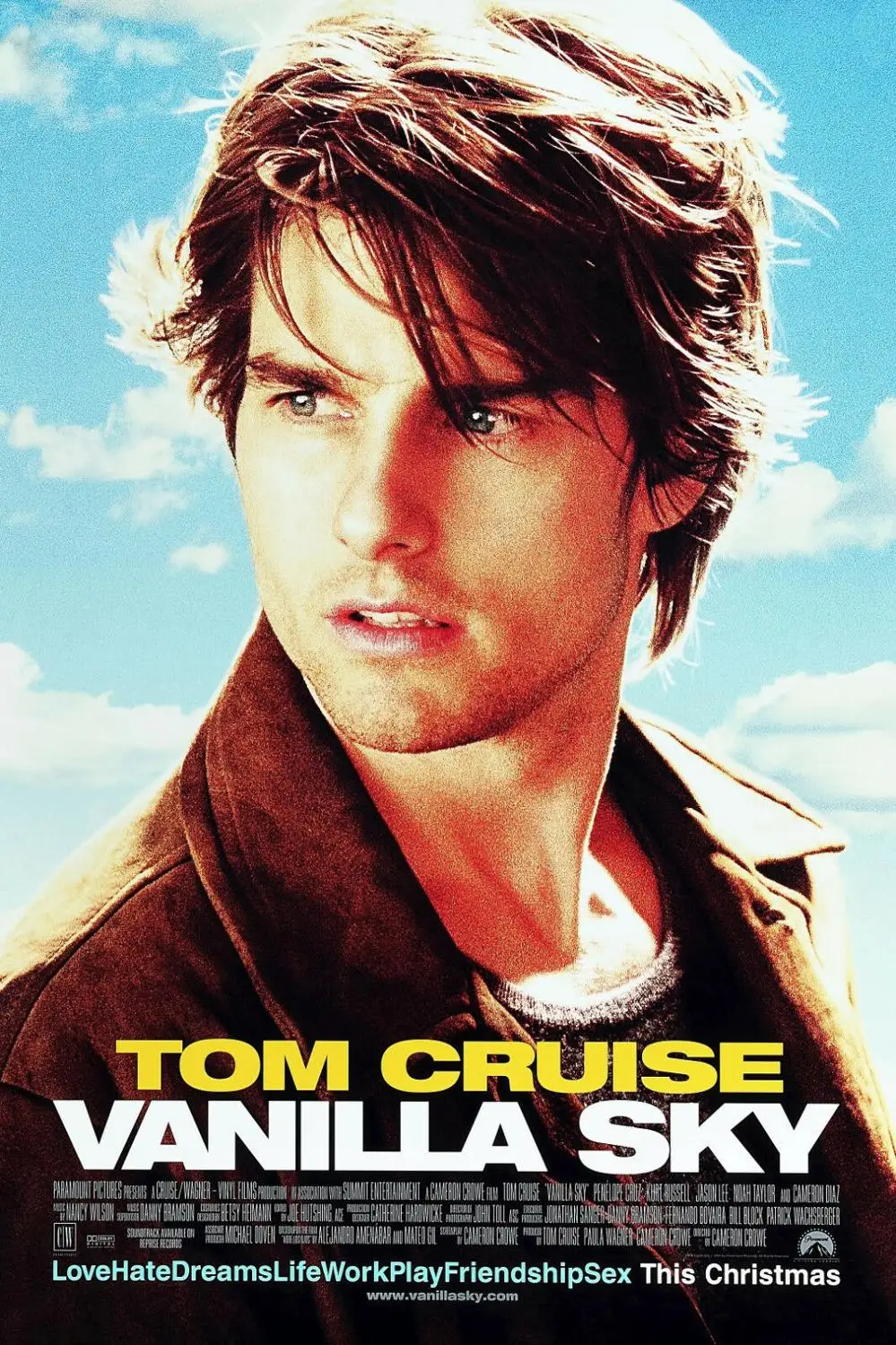 VANILLA SKY TOM CRUISE MOVIE, Art print Silk poster Home Wall Decor