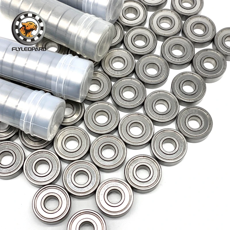10P S608ZZ Bearing 8x22x7 ABEC-7 Stainless Steel Ball Bearings High Precision Corrosion Resistant for Skateboard Car DIY Project