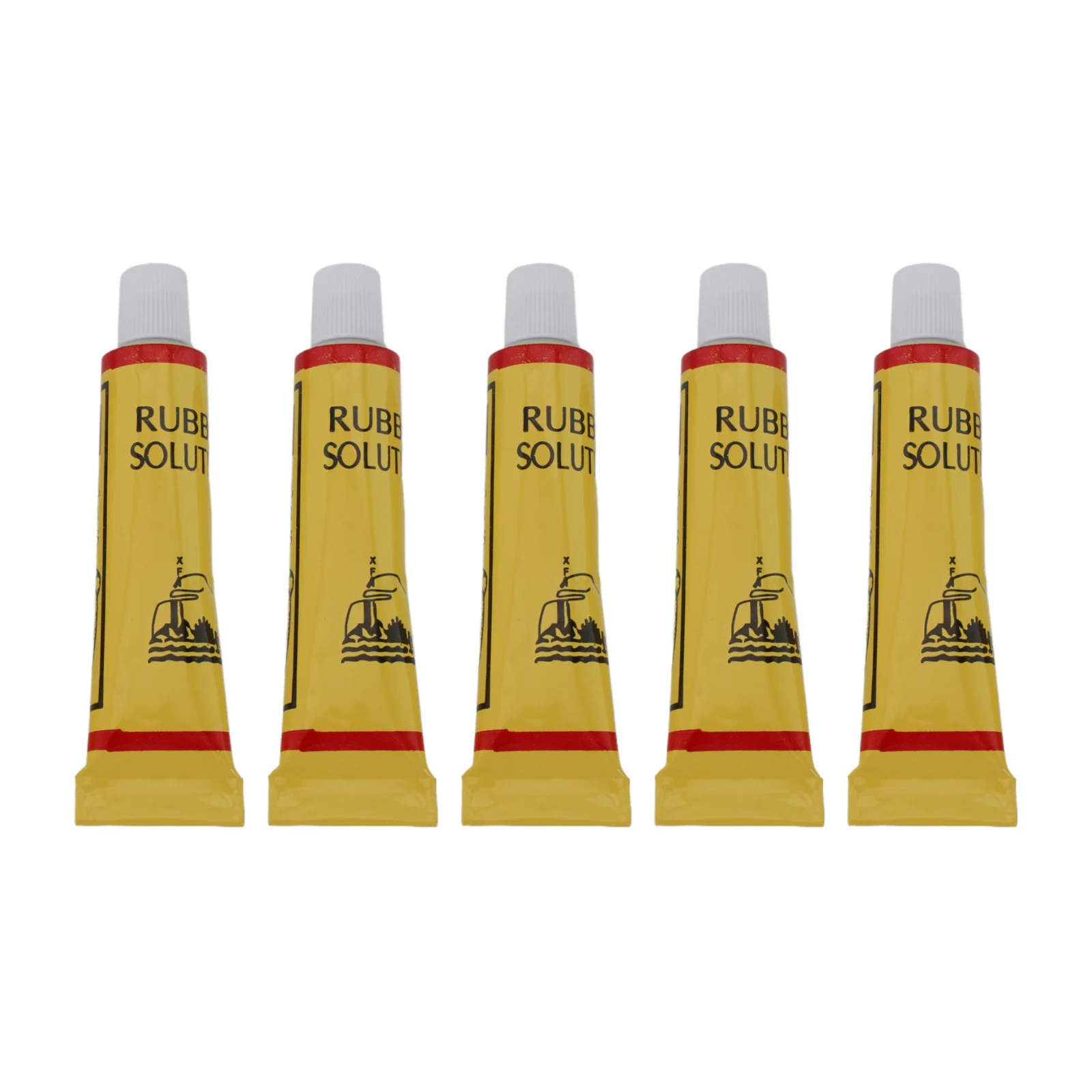 New Practical Puncture Repair Puncture Repair Tire Patches Vinyl Yellow 5pcs 7.3cm Length Car Tire Repair Glue