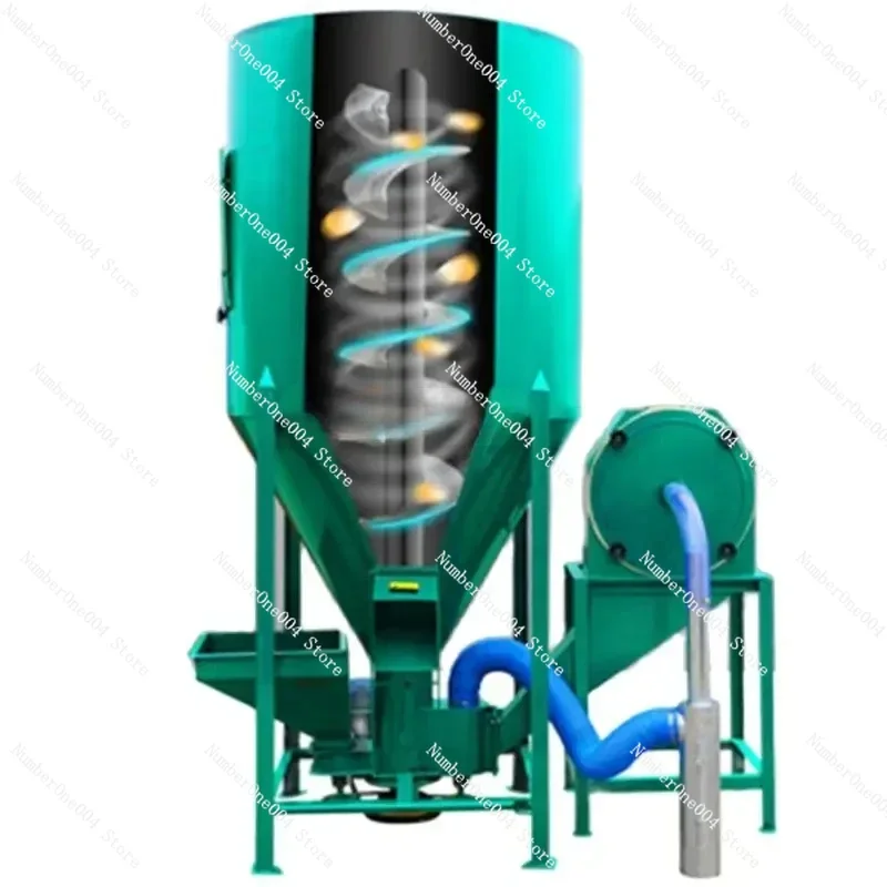 Applicable to Livestock Animal Farm Feed Mixer Grinder Maize Corn Soybean Grains Crusher Blender Feed Processing Machine