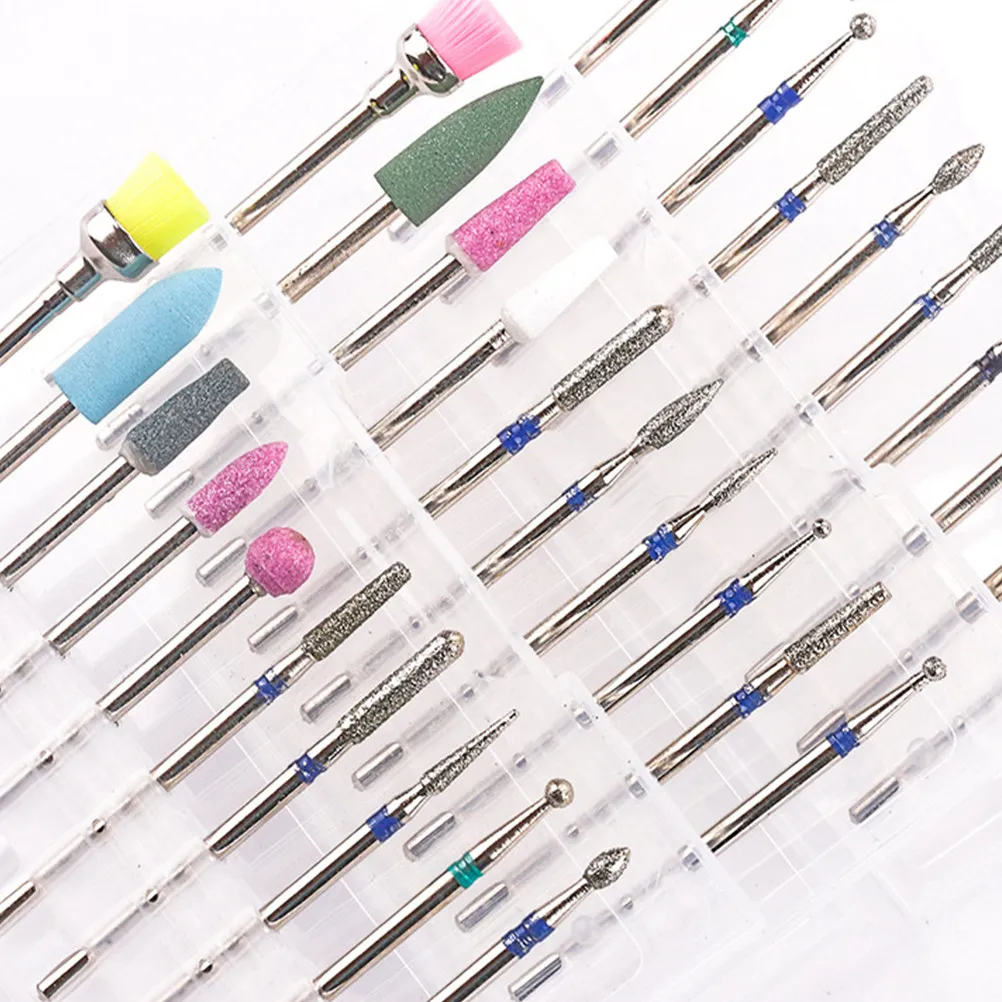 

3Sets High Efficient Nail Grinding Heads for Cuticle Sidewall Underneath Nail Care Polishing Trimming Dead Skin Removal Manicure