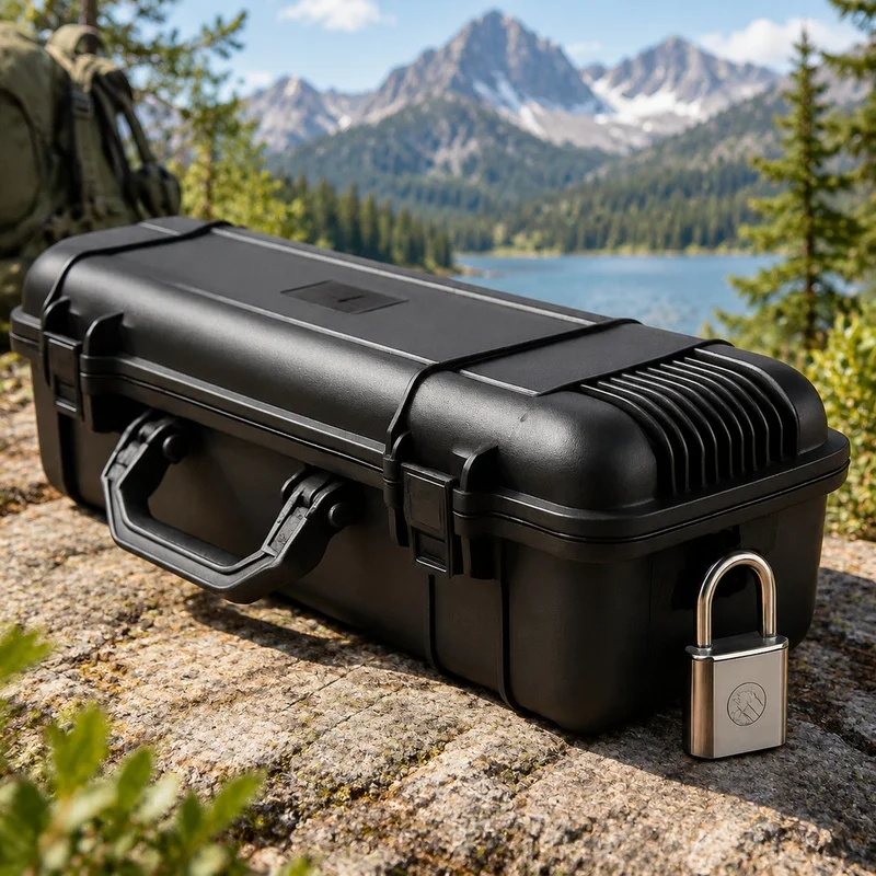 Durable Protective Case with Foam Interior for Cameras and Tools, Shock-Resistant Hard Shell, Multiple Sizes Available