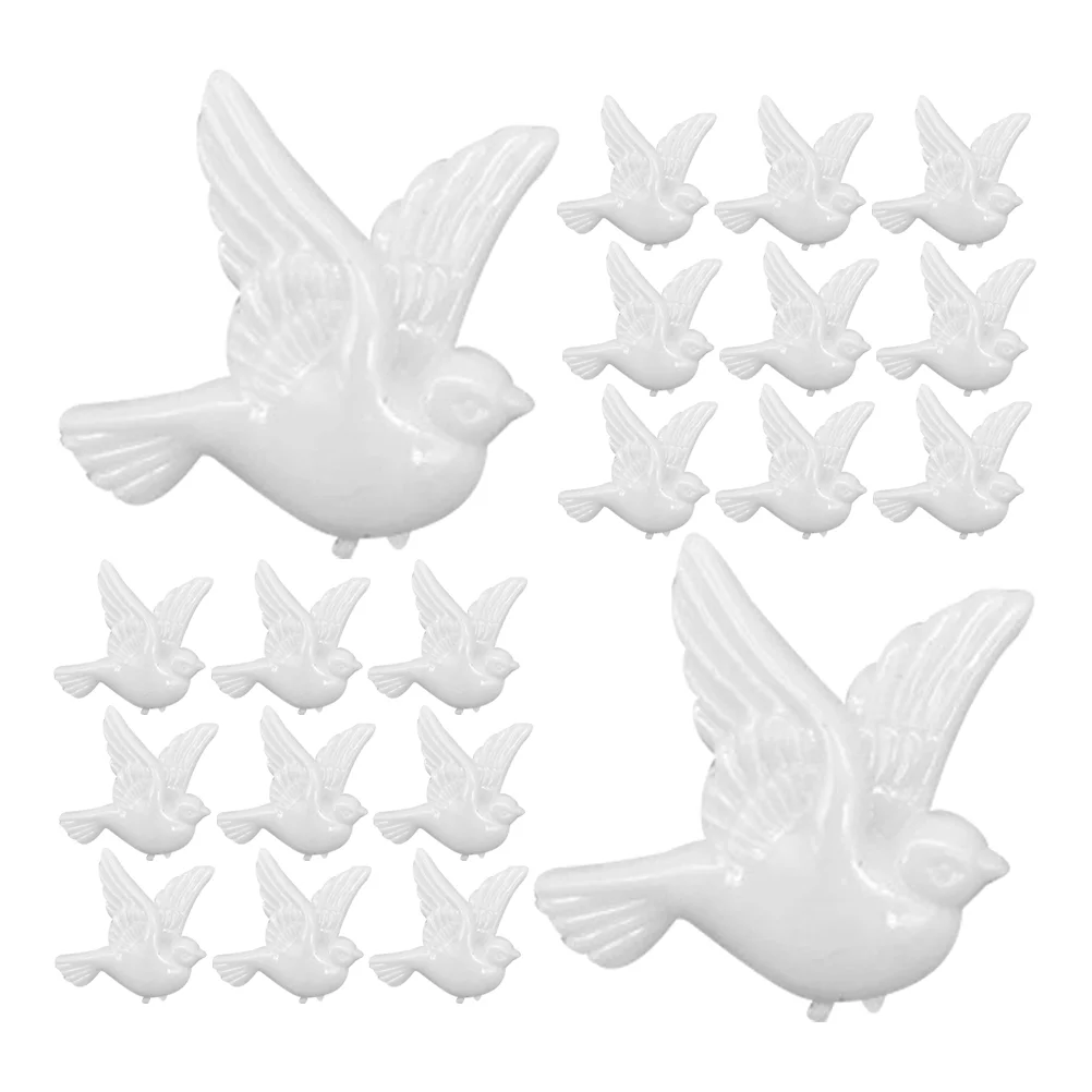 

24 PCS Baby Room Wall Decoration Bird Hanging Girl Decals Stickers Bedroom Three-dimensional Nursery