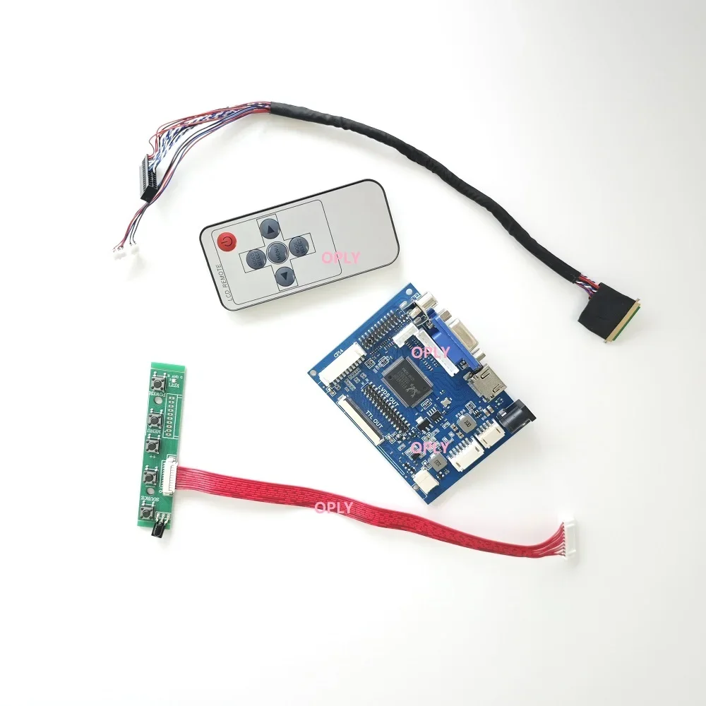 Controller board VGA AV HDMI-Compatible for HSD101PFW2-B00 HSD101PFW2-C00 HSD101PFW2  40Pin LCD Panel Display WLED Kit 1024×600
