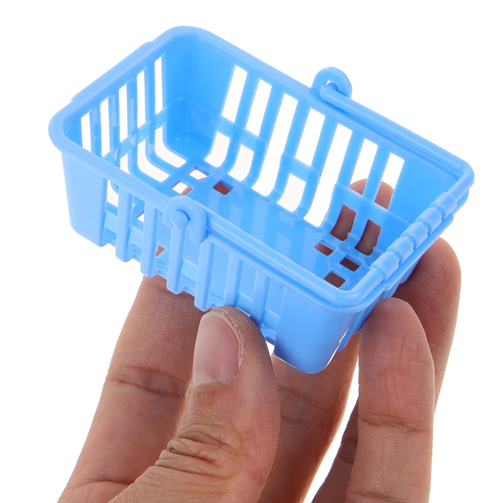 12 Pcs House Shopping Basket Tiny Mini Baskets with Handles Picnic Grocery Toy Children Room Miniature