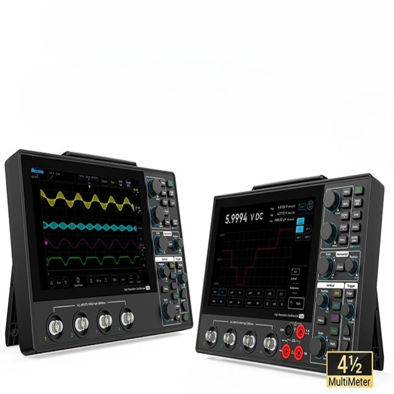 12 Bit Portable Small Handheld Digital Oscilloscope MHO14-200M Bandwidth 4-channel