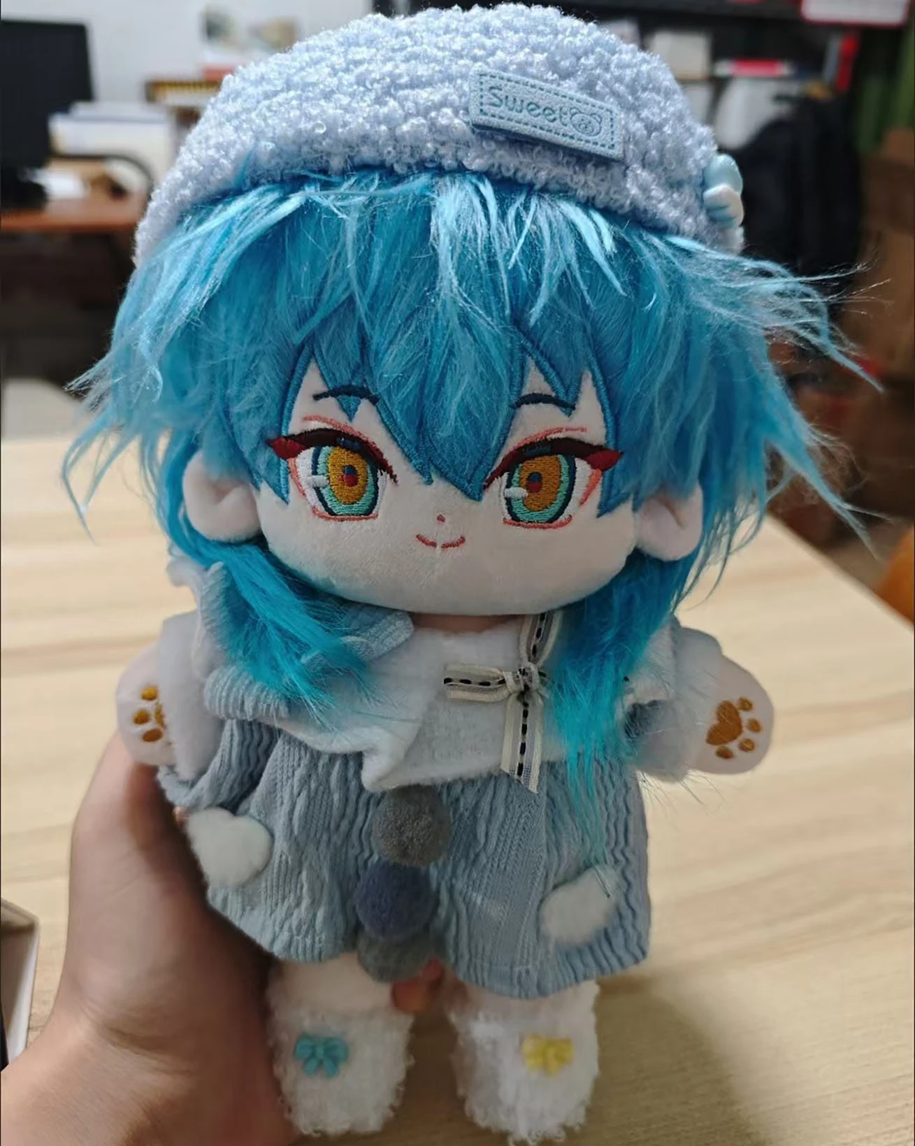 

20cm Seragaki Aoba Attribute Cute Handsome Plush Doll Cotton Stuffed Body Dress Up Plushies Toys Kids Friend Birthday DIY Gifts