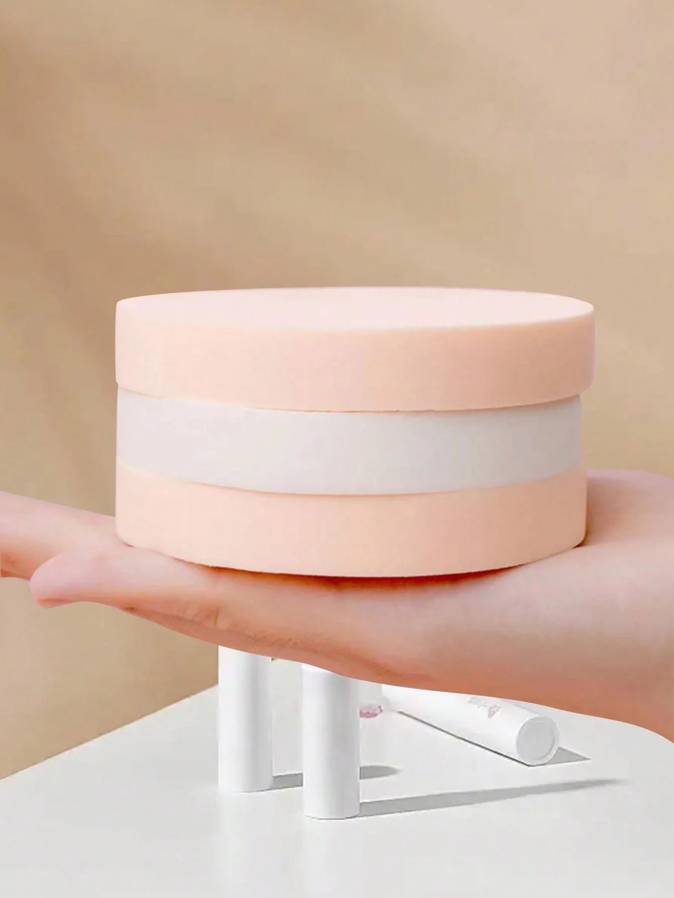 メイクアップスポンジパフ、ハート型、水滴型、様々な形状、乾湿両用