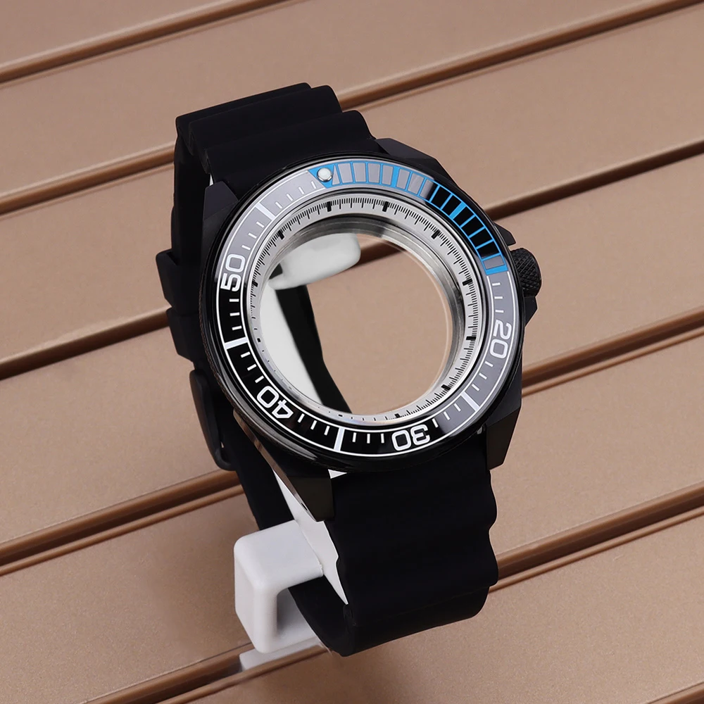 oferta-especial-caja-de-reloj-de-buceo-samurai-modificada-negra-de-438mm-con-cristal-de-zafiro-de-alta-calidad-para-movimiento-nh35-nh36-nh34-38-y-correa-de-goma
