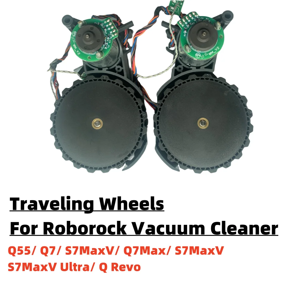 Original Left and Right Wheels For Roborock Q55/ Q7/ S7MaxV/ Q7Max/ S7MaxV /S7MaxV Ultra/ Q Revo Vacuum Cleaner Accessories