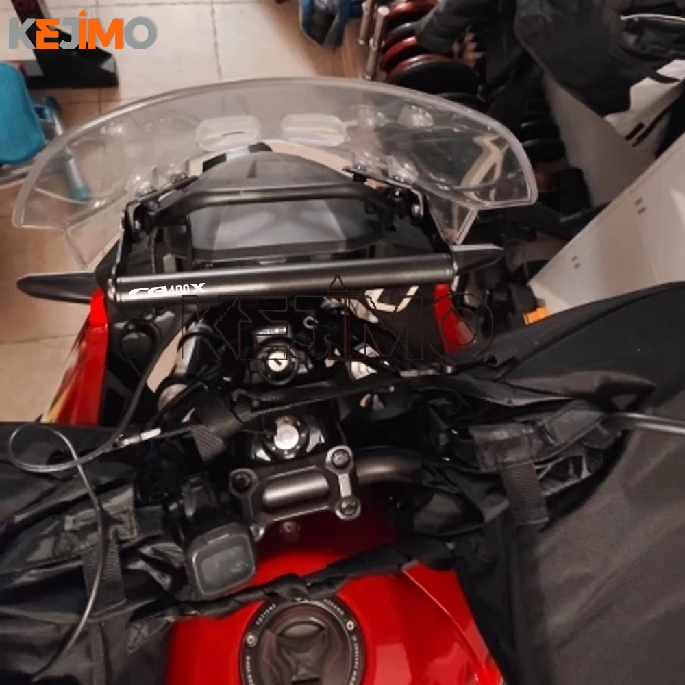 

Держатель для GPS-навигатора на мотоцикл, кронштейн для смартфона, адаптер для крепления на руль для HONDA CB400X CB500X 2016-2021, 2022, 2023, 2024