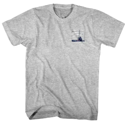 

Jaws Lighthouse Deep Sea Charter Men's T-Shirt Orca Shark Attack Movie Merch