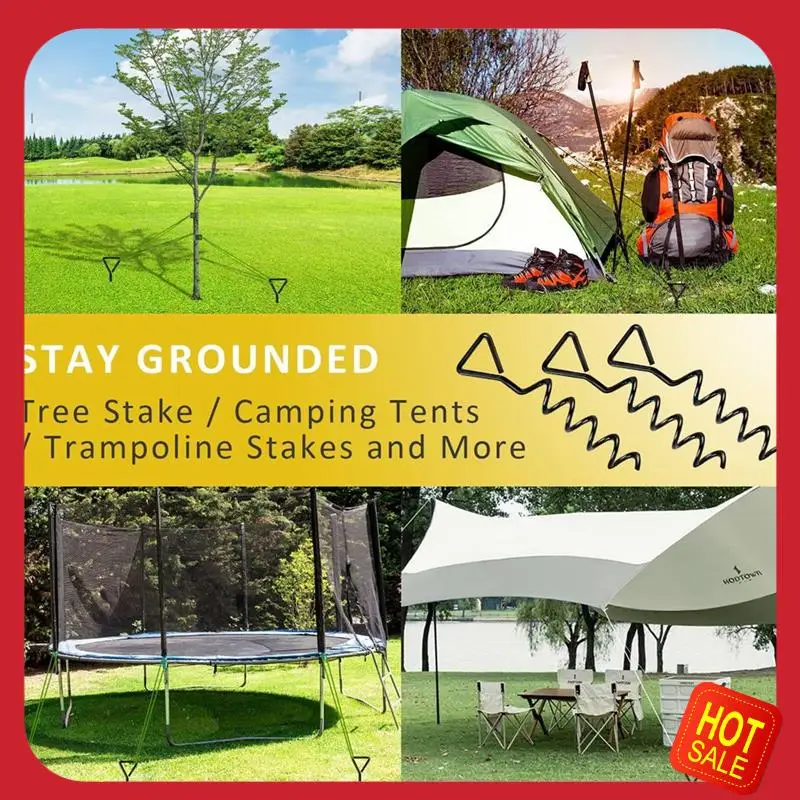 

A08I Tree Stake Kit, Heavy Duty Spiral Tree Stakes And Supports For Leaning Trees And Young Trees Straightening