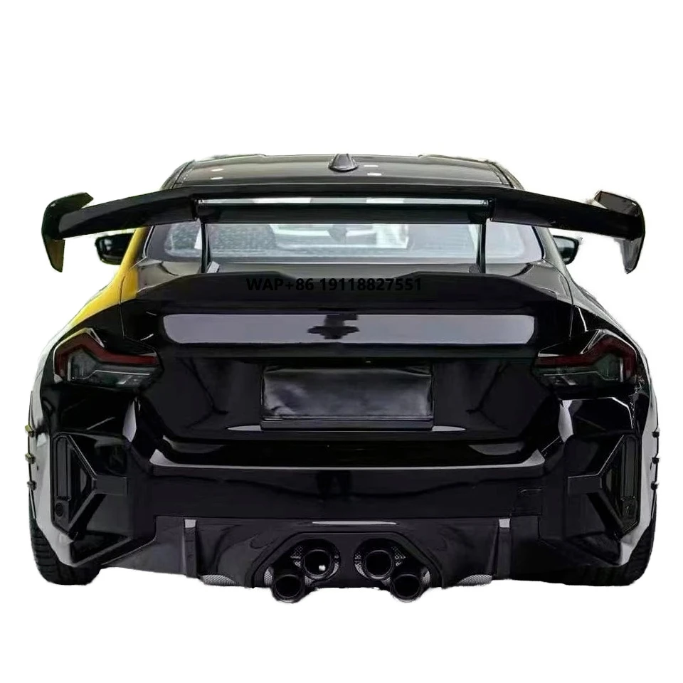 

For G82 G80 M4 Upgrade AD Style Dry Carbon Fiber Rear Spoiler Rear Wing General Motors ZS High Wing Swan Neck Spoiler