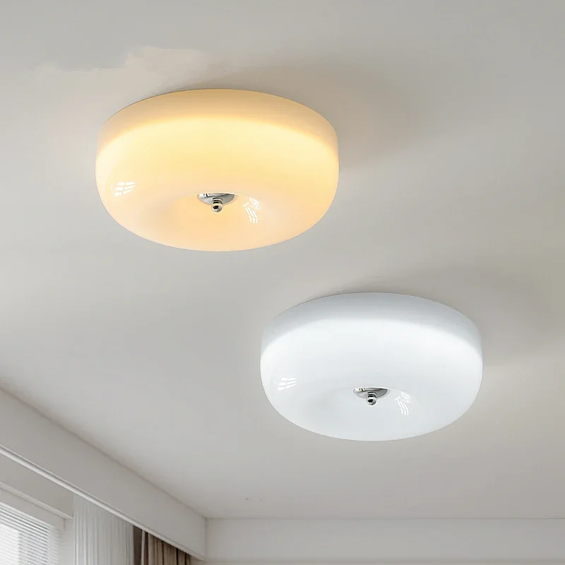 

Cream style bedroom ceiling light Medieval French retro Nordic study children's kitchen intelligent light