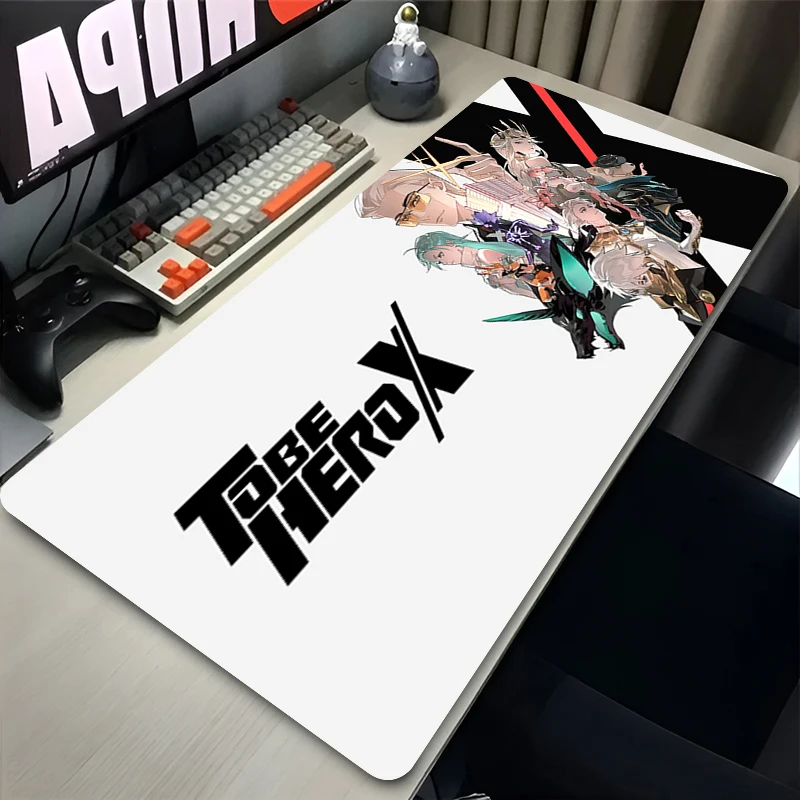 Anime Mauspad Computer Cool To Be Hero X Erweiterte Schreibtisch Maus Matte Laptop Rutschfeste Gamer Tastatur Pad PC Gaming Gummi Mousepad