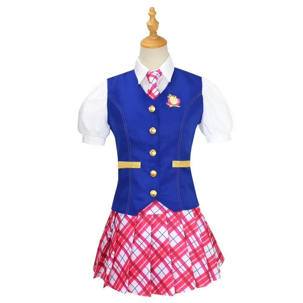 Hotsale Film Barbiee Cosplay Kostuum Prinses Jurk Delancy Wen COS Outfit Vrouwen Schooluniform Top Rokken Carnaval Party