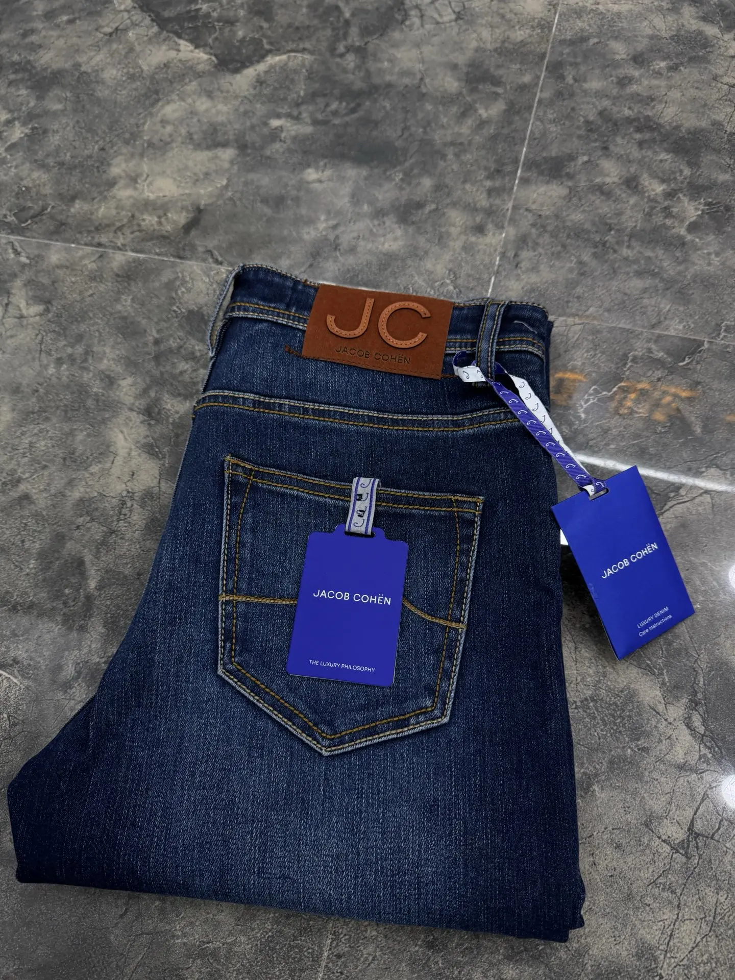 

BLLIYOSS Jeans Thin Cotton Men 2025 New Business Embroidery straight-leg Outdoors Pants Old Money High Quality 30 To 40 yarda