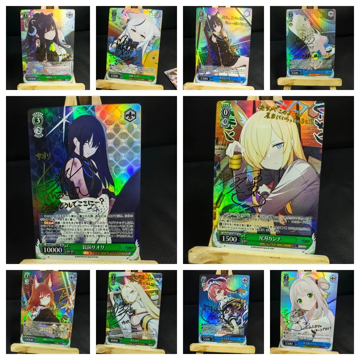 

Diy 10 шт./компл. синий архив с самоконтролем, коллекционная подпись, торговая флэш-карта, аниме, мультяшный рождественский подарок