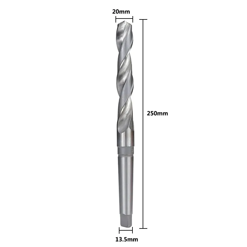 Twist Drill Bit 17.5mm 20mm HSS Taper Shank for Metalworking Drilling Tools