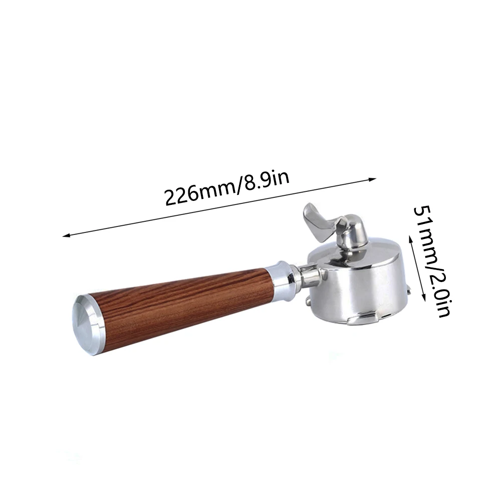 Filtro de café De doble boquilla De 51mm, Portafiltro para máquina De café, reemplazo de filtro fino para De'Longhi EC680/EC685, 1 ud.