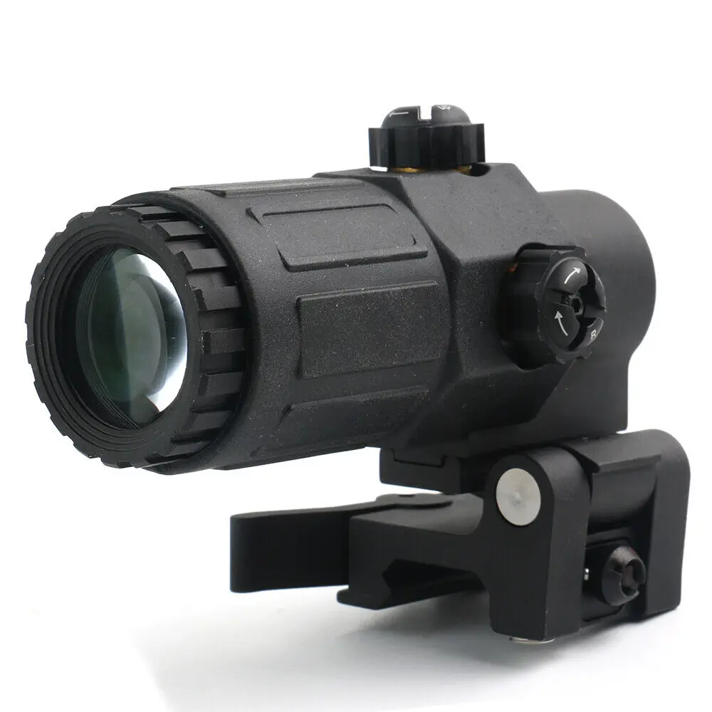 Upgraded Waterproof G43/G43/G45 3X 5X Magnifier Scope Sight Shift to Side Mount