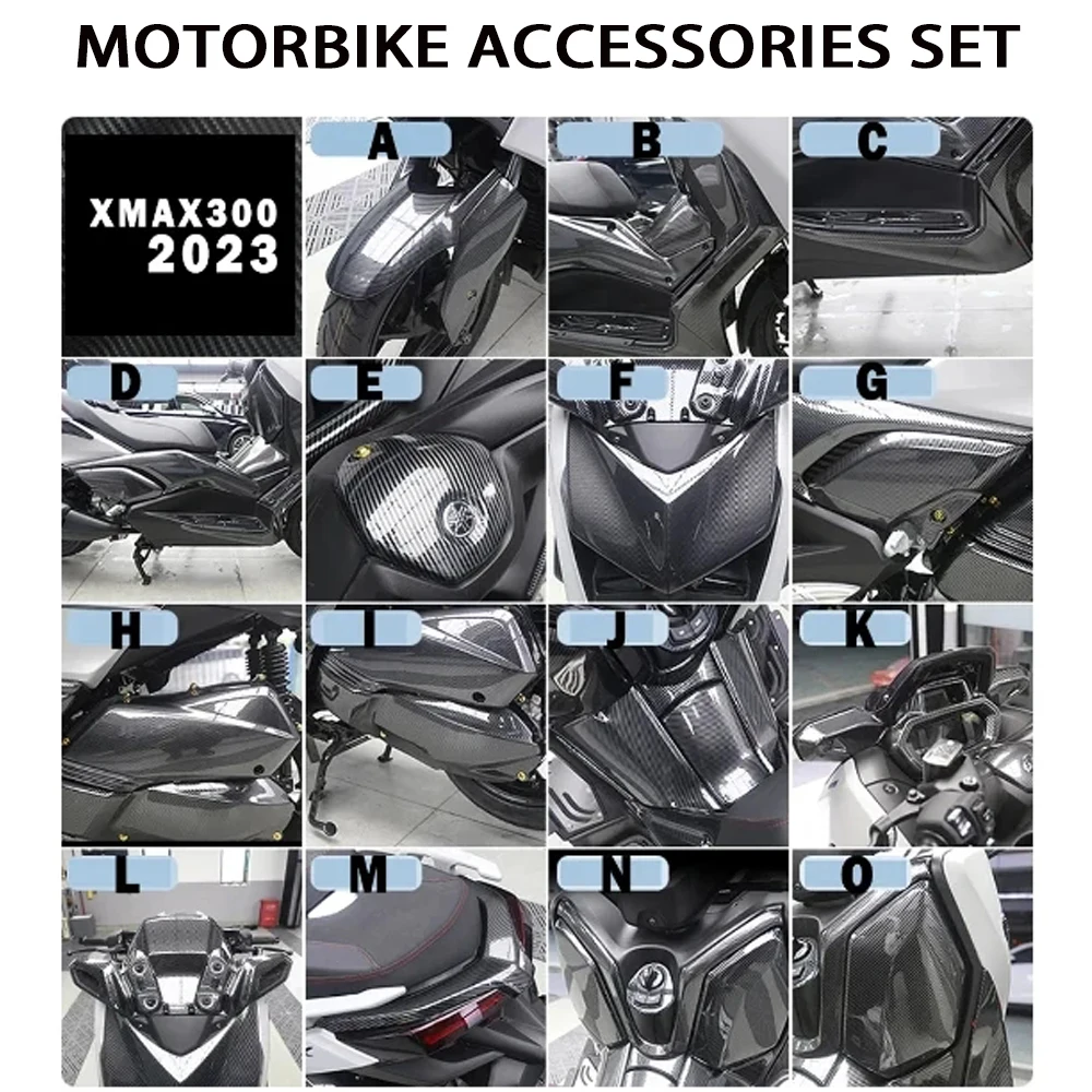 

Аксессуары XMAX 300 2023 для Yamaha X MAX300 X-MAX ремешок из углеродного волокна XMAX300 Декоративный корпус