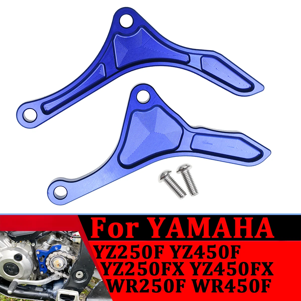 

Motorcycle CNC Sprocket Cover Guard Case Saver For YAMAHA YZ250F WR250F WR450F YZ250FX YZ450FX WR YZ 250F 450F 2001-2019 2020