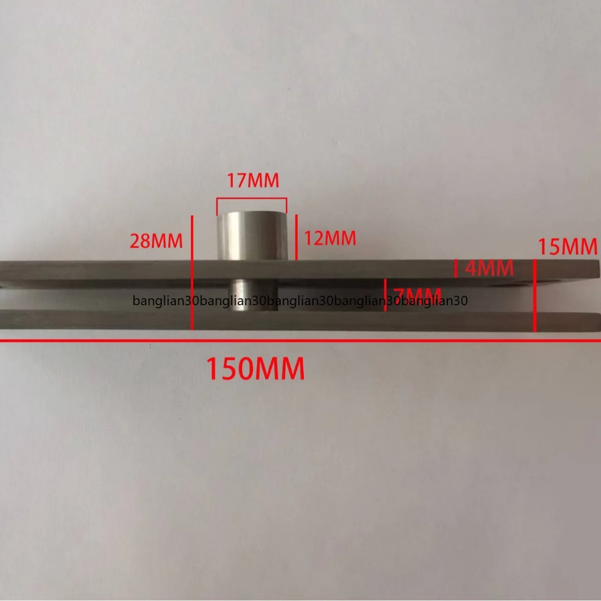 150Mm Stainless Steel TV Bearing Rotary Bracket Invisible Reverse 180 Degree Hotel TV Bracket
