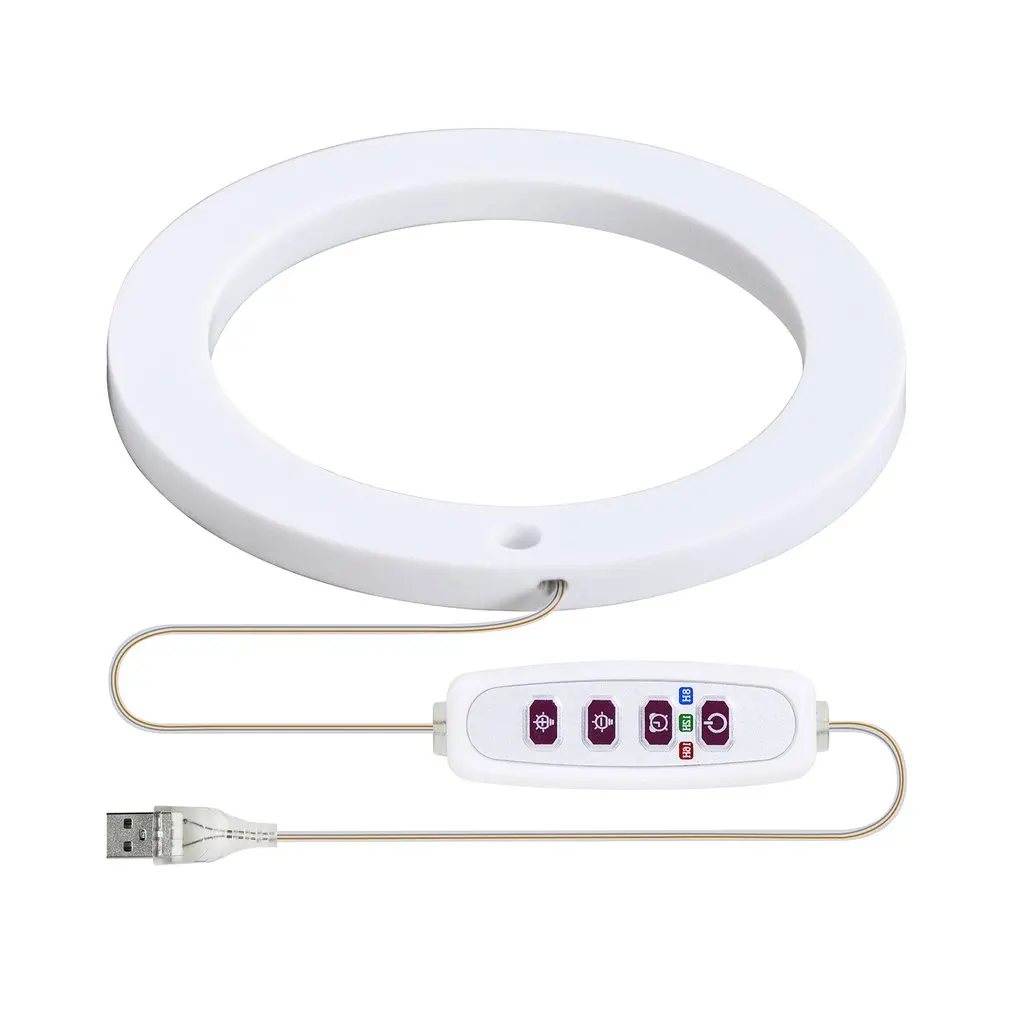LED Grow Light USB Indoor Plant Light Angel Ring DC5V Full Spectrum Phytolamp Flower Greenhouse Seedling Grow Light