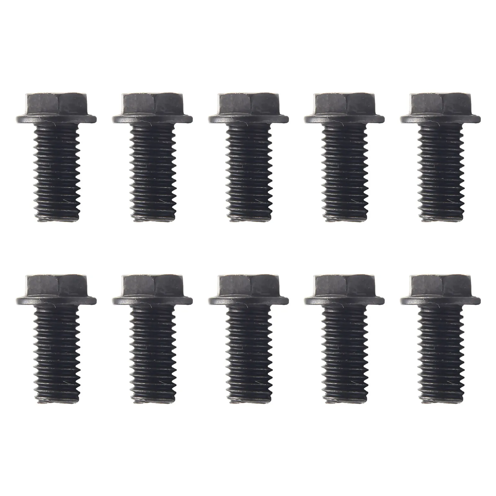 10pcs Saw Blade Screw M8 M7 M6 Left Hand Thread Hex Flange 6mm/7mm/8mm For Cutting Machine High Strength And Hardness Tool Parts