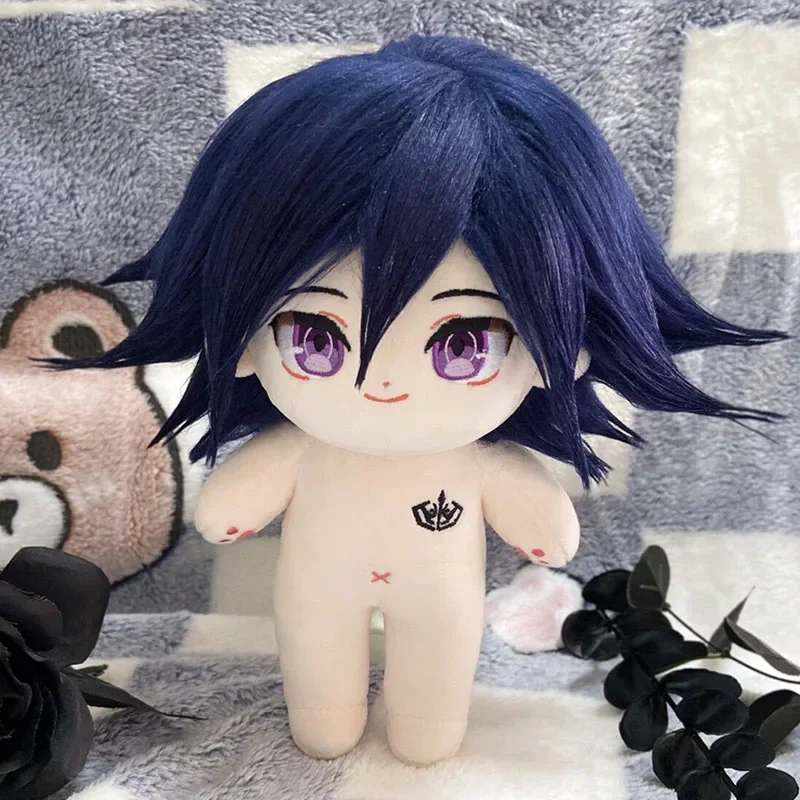 Hot Anime Danganronpa Kokichi Oma Plush Doll Stuffed Toy Plushies Cartoon Change Suit Dress Up Clothing 20cm Xmas Gifts