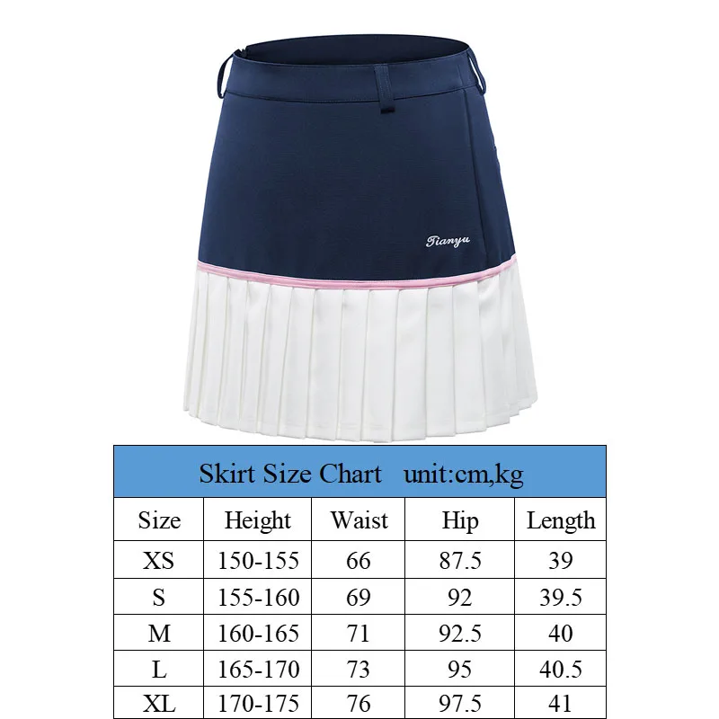 2024 letnia jesienna spódnica golfowa plisowana krótka sportowa spódnica tenisowa damska oddychająca miękka torba na sprzęt do golfa elastyczne