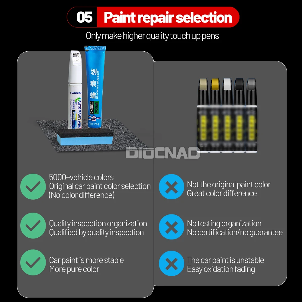 ل MG 6 MG6 2010-2017 2011 2012 2013 2014 2015 2016 سيارة اللمس حتى قلم جاف للرسم خدش إصلاح مزيل الخدش الطلاء الرعاية #6