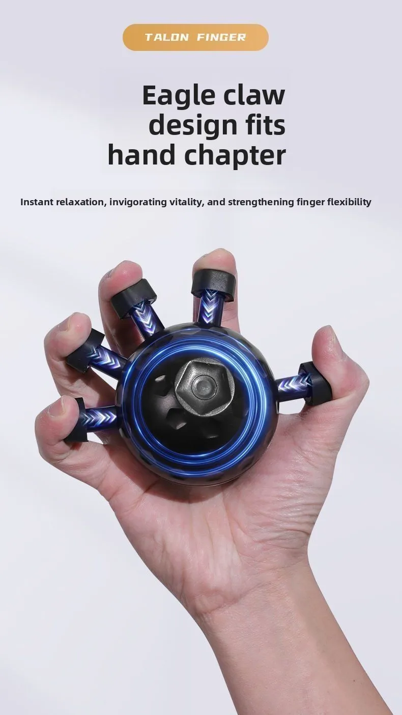 5-Finger Grip Strengthener - Individual Finger Exercise for Strength & Stress Relief