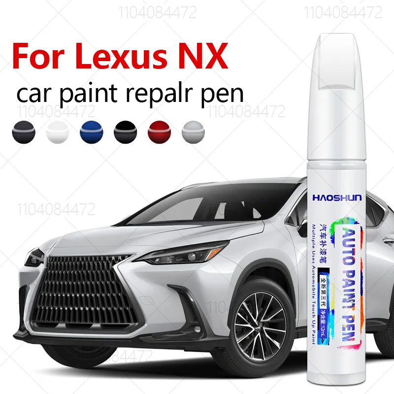 For Lexus NX NX200 NX300 NX 450 2014-2025 AG10 AZ20 Paint Repair Pen Touch Up Scratch Remover DIY Auto Accessories Black White