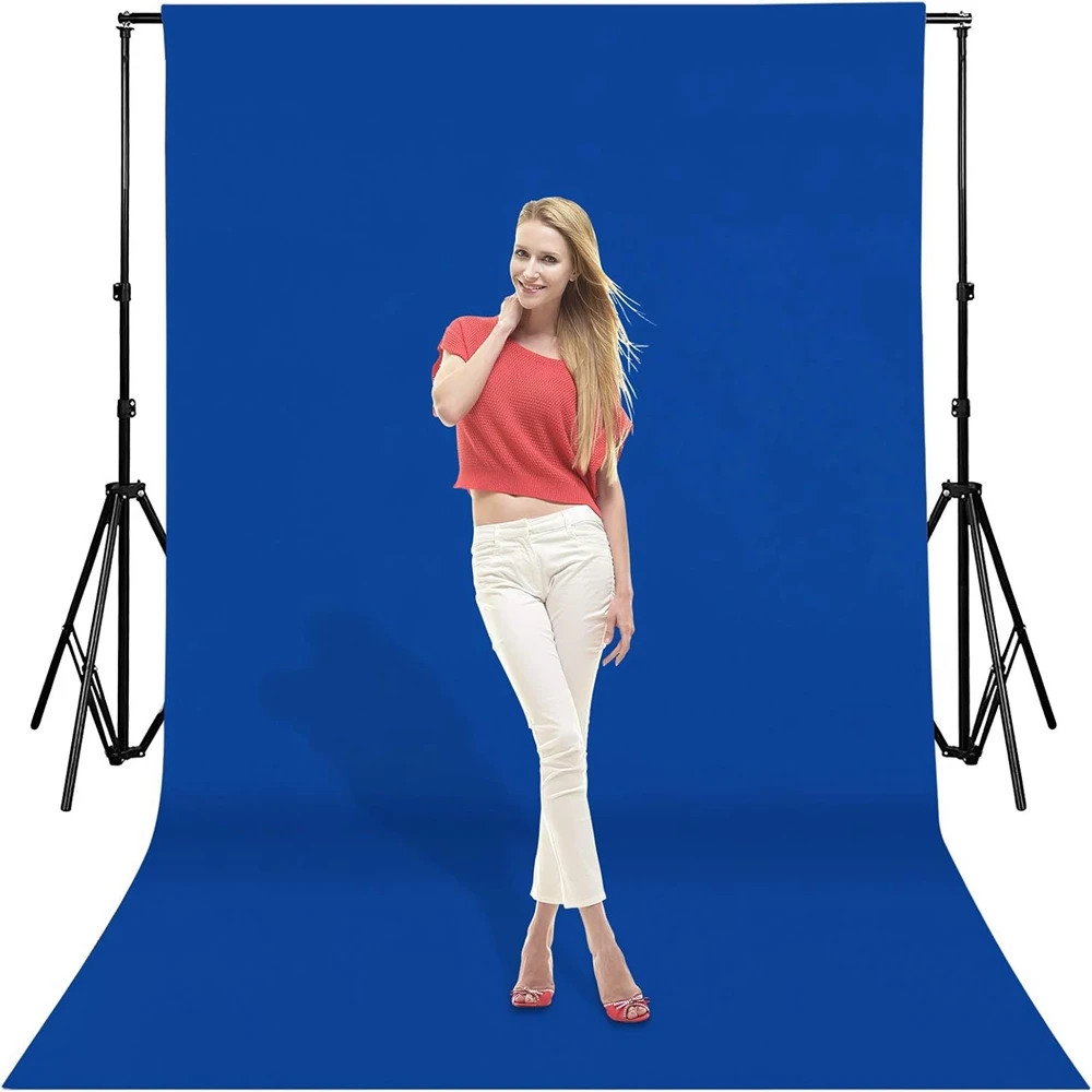 Blue Screen Background Seamless Video Conference The Meeting Kids Adults Portrait Wedding Photography Party Backdrop Photocall