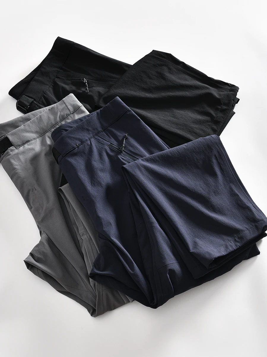 

3D Tailored Straight Leg Workwear Casual Pants Men's Outdoor Hiking Trousers Breathable Summer Fashionable Basic Colors