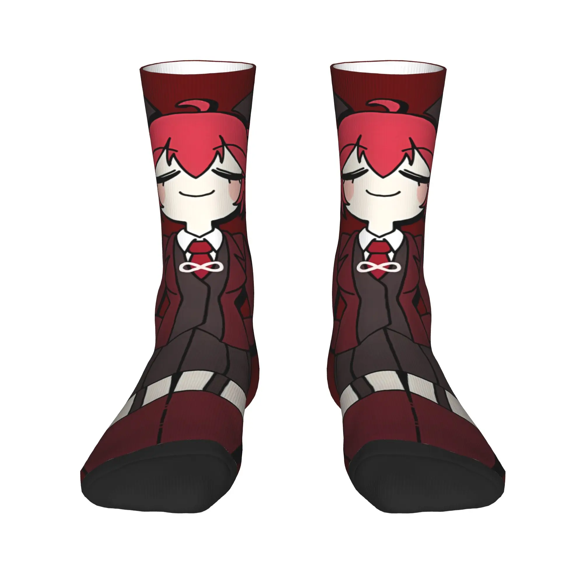 Kasane Teto Simple Suit Cute Stockings  Funny Socks Men Warm Soft Socks Spring Running Sports Custom Anti Skid Socks Gift Idea