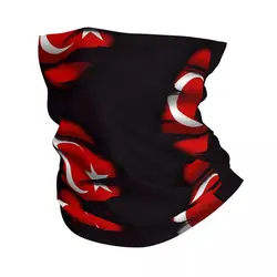 The Republic Of Turkey Flag Bandana Neck Cover Printed Mask Scarf Multi-use Headband Outdoor Sports Unisex Adult Breathable