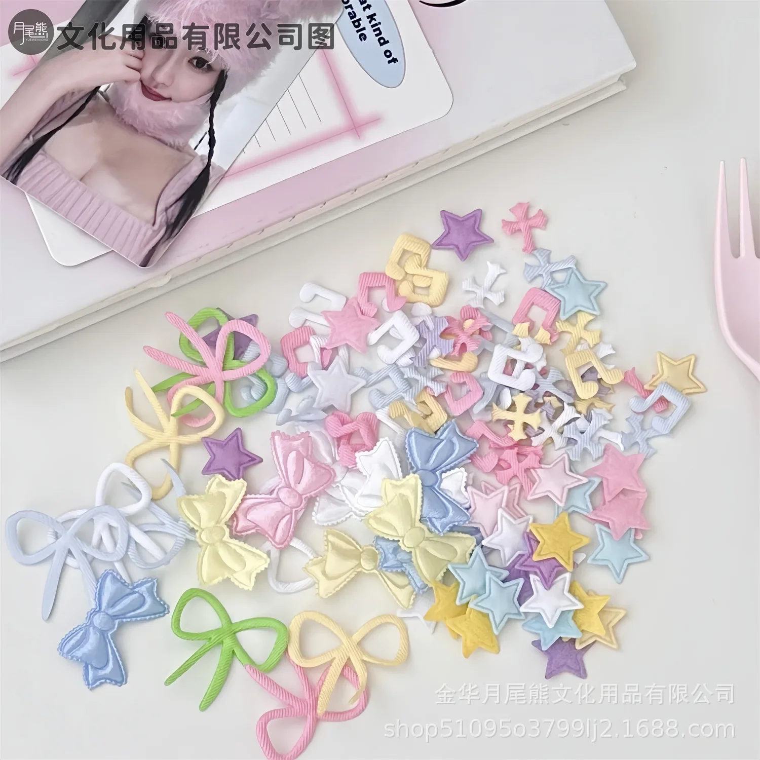 Korean Cute Macaron Color DIY Accessories for Kpop 3-inch Photocard Packing Transparent Card Case Girls Utility Knife Decoration