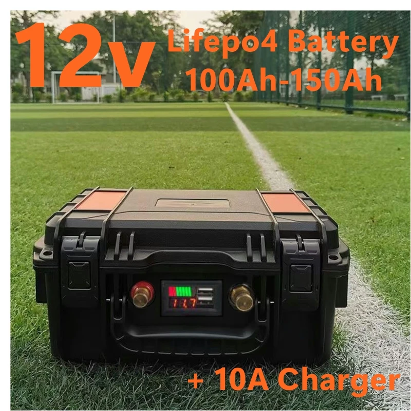 

New 12V 100Ah 150Ah Lifepo4 Battery Pack with Built-in BMS LFP Battery for Solar Motor Boat RV