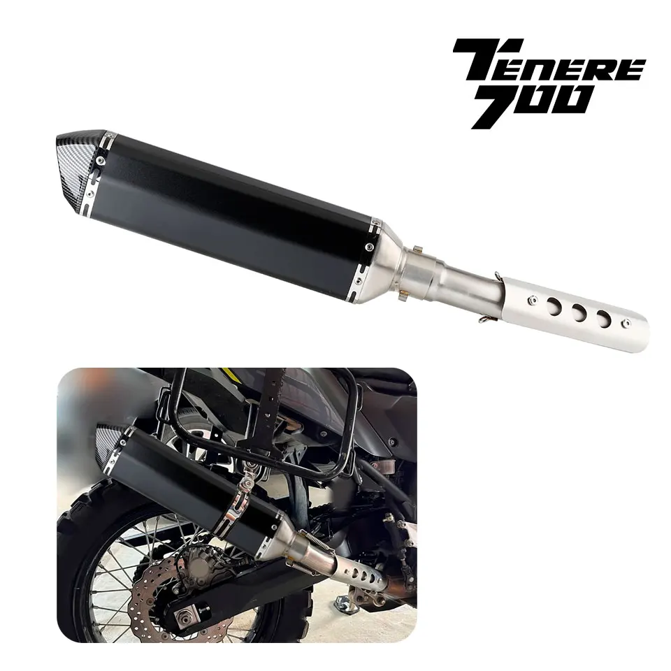 

Motorcycle exhaust muffler For Yamaha Tenere 700 2021-2024 T7 T700 XTZ 690 700 Escape Slip-on Tenere 700 exhaust