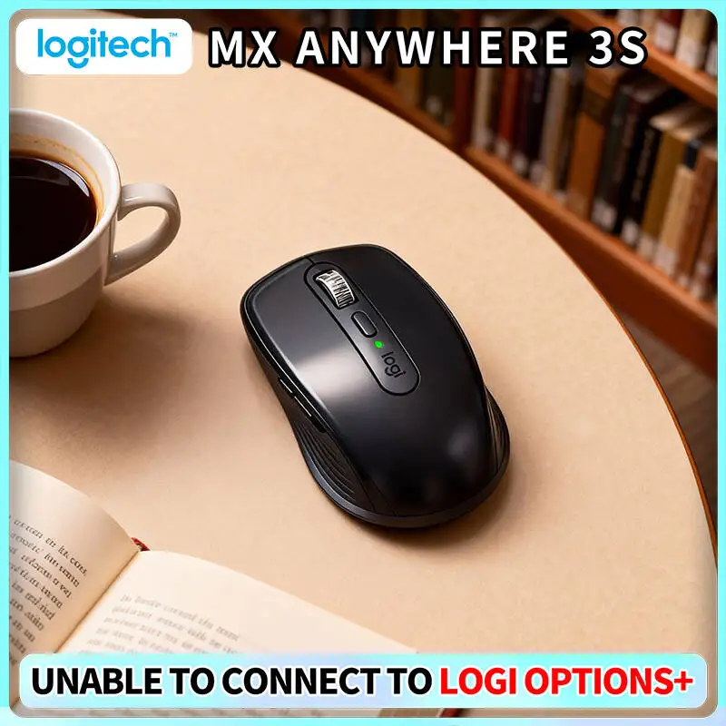 

Office MX Anywhere 3S — Darkfield 8K DPI, синхронизация 3 устройств, бесшумный щелчок, идеально подходит для цветочных домашних студий и офисных ежедневных работ