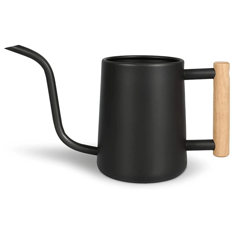 

LJL-Watering Can Indoor Plants, 35 Oz/1000 Ml Metal Stainless Steel Watering Can Pot With Long Spout For Indoor House